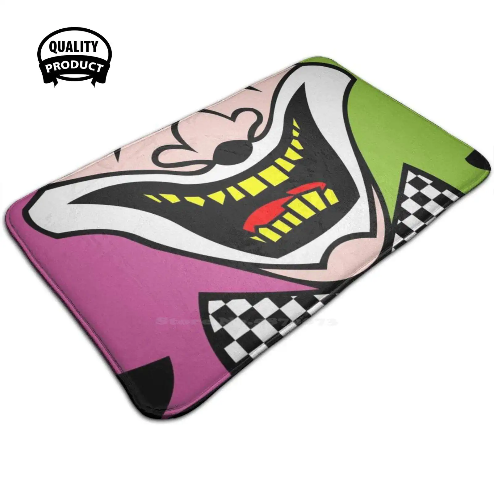 Cody Ratztail Joker Card (Senza Mani) Comodo Tappetino Per Porta Tappeto Tappeto Tappetino Per Piedi Cody Ratztail Sleazy Cheeta Insane Clown Posse