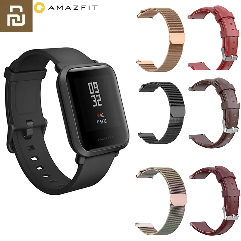 Xiaomi Mijia Amazfit Bip Смарт часы Bluetooth gps Спорт монитор сердечного ритма IP68 Водонепроницаемый напоминание о звонке приложение MiFit