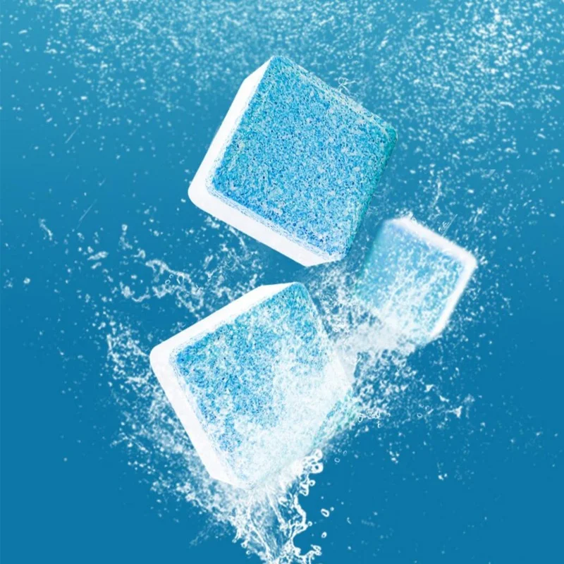 10pcs Tab Effervescent Tablet Washing Machine Cleaner Washer Cleaning Detergent Cleaner Washing Machine Home Cleaning Tablets