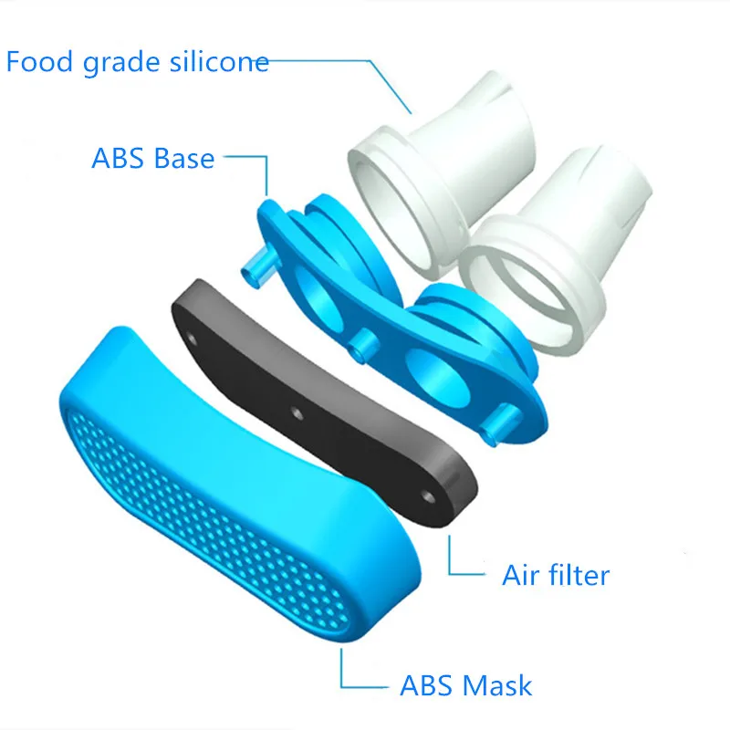 Силиконовый зажим для защиты от храпа назальный расширитель зажим для носа для очистки воздуха поднос для отдыха во время сна устройство для апноэ