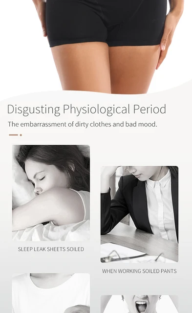 Menstrual Period Underwear for Women Leakproof Boxer Briefs Four-layer  Physiological Boyshort Ladies Cotton Panties - AliExpress
