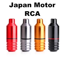 Новая татуировка ручка короткая ручка машина Япония мотор татуировка машина с RCA шнур линия