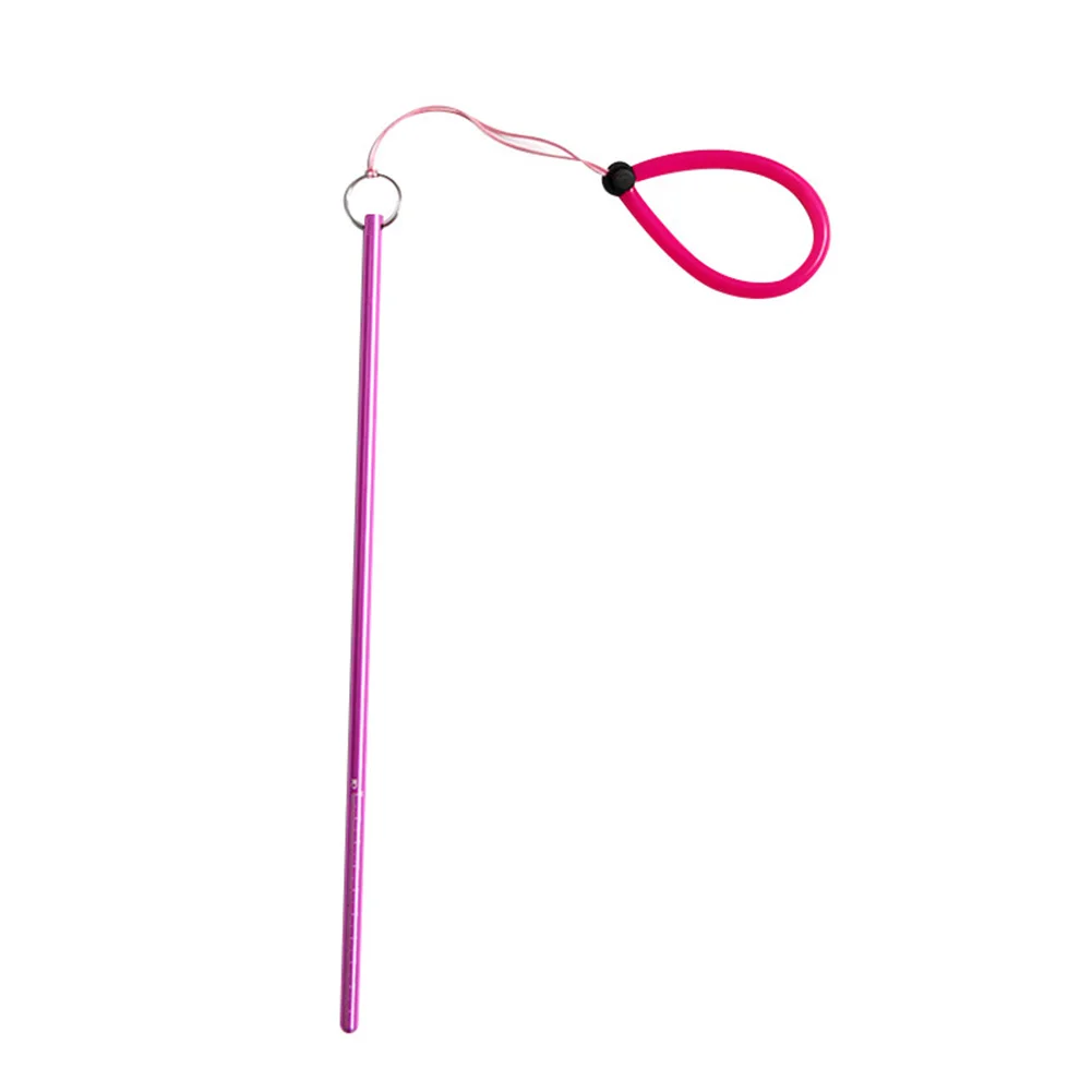 Дайвинг указка алюминиевый сплав палочка для лобстера подводный акваланг со шнурком FOU99 - Цвет: Розовый