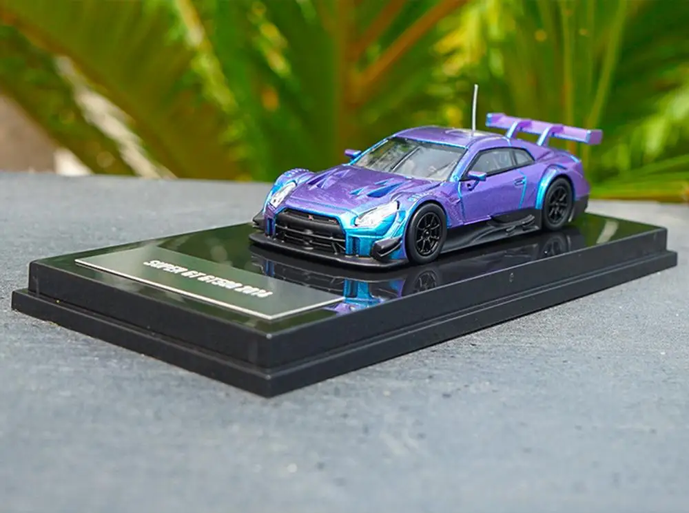 1/64 Nissan SUPER GT GT500 ралли Хамелеон версия литья под давлением модель автомобиля