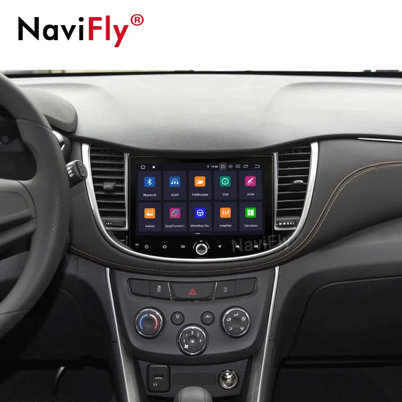 Cheap NaviFly Auto navigation Android 9.0 Car radio GPS Navigation For Chevrolet TRAX 2016 2017 2018 car multimedia stereo navigation 7