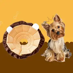Мультфильм Дизайн Pet собака анти-укуса защитный шеи конус восстановление ошейник для маленьких средних и больших собак