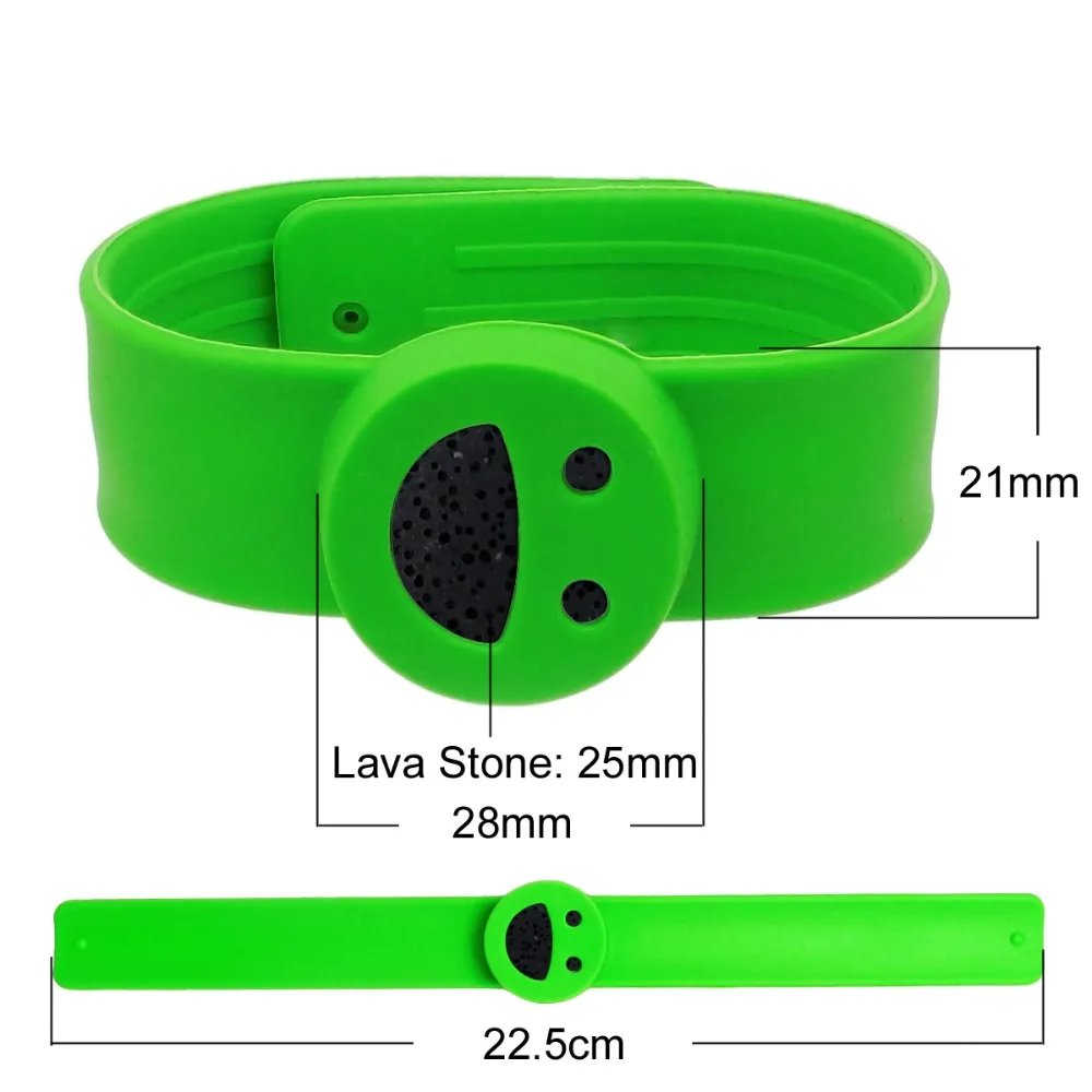 ZP-BS614-0 Silicone Lava Diffuser Bracelet