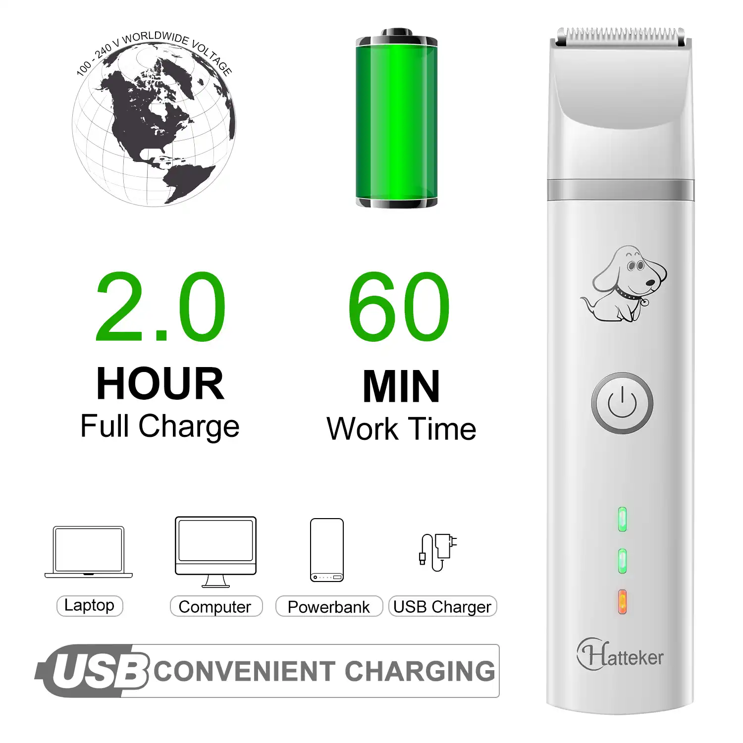 hatteker dog clippers