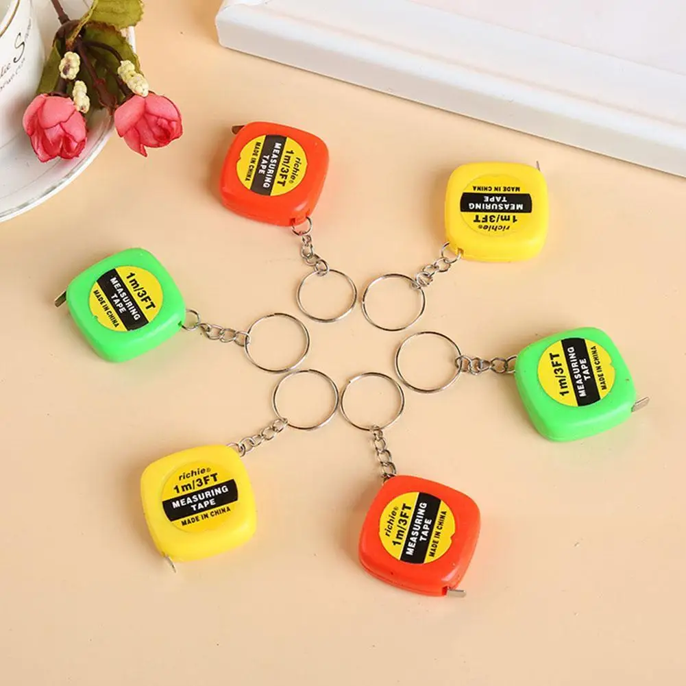

Retractable Tape Measure Ruler Height Easy Retractable Ruler Mini Random Pull Color Tape Measure Portable Ruler Keychain R8K1