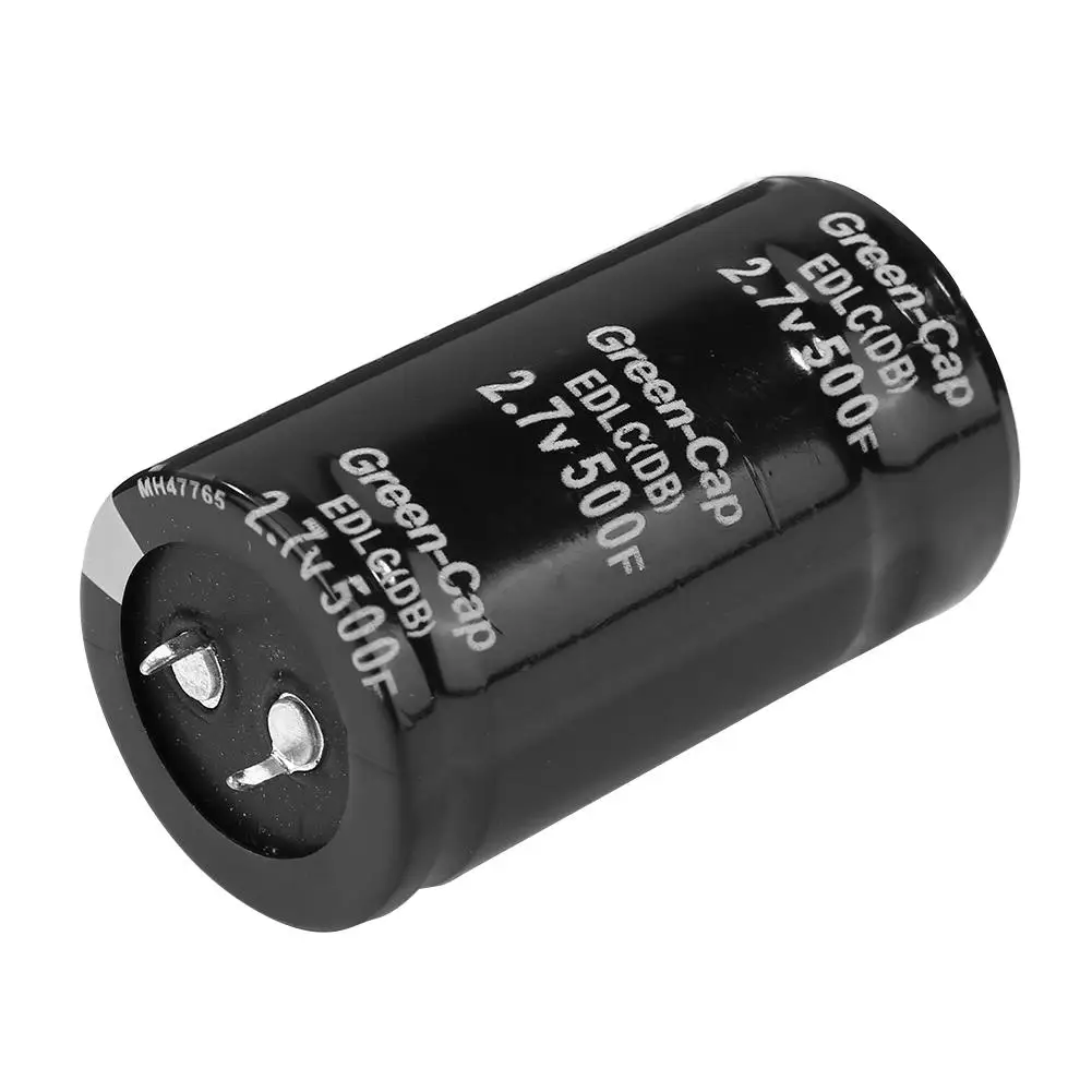 Super Farad Capacitor 2.7V 500F Electrolytic Capacitor Wide Scope of Application Metal Capacitor
