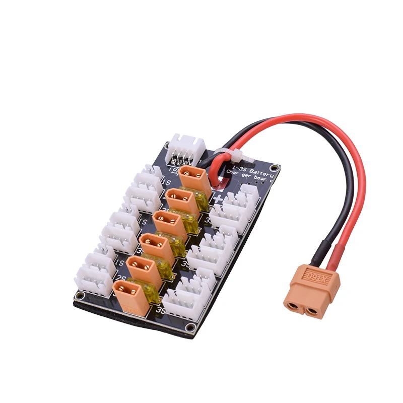 1S 3S XT30 разъем Lipo батарея параллельная зарядка плата с 6 шт до XT60 RC батареи баланс