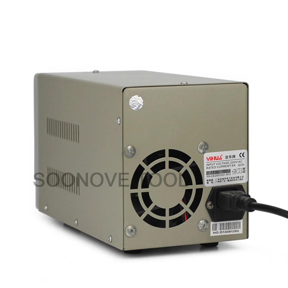 YIHUA 303D 30V3A лаборатории Тесты Питание Регулируемый двойной светодиодный цифровой Дисплей Напряжение регулятор Линейный DC Питание
