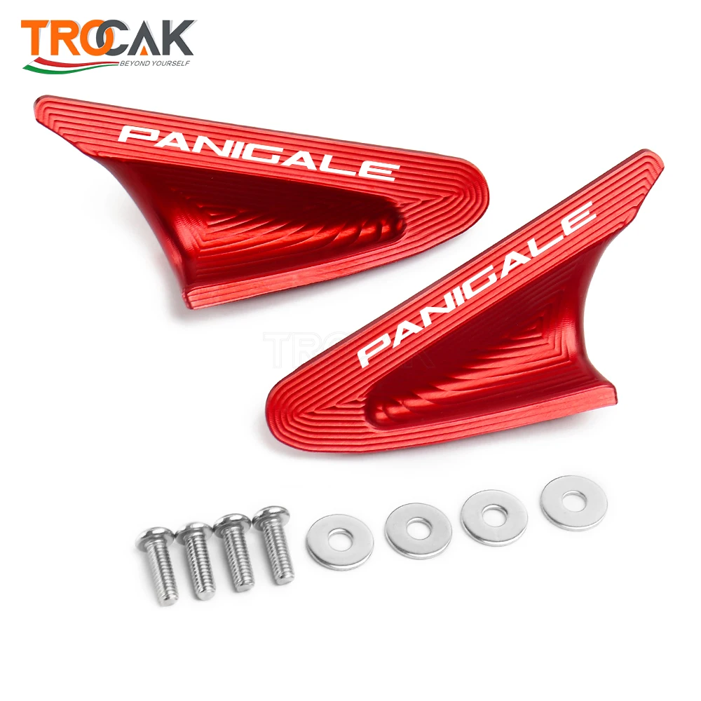 Motorcycle Accessories For DUCATI PANIGALE 1199 2012-2014  PANIGALE 899 2013-2015 Windscreen Mirror Cap Driven Eliminators Cap