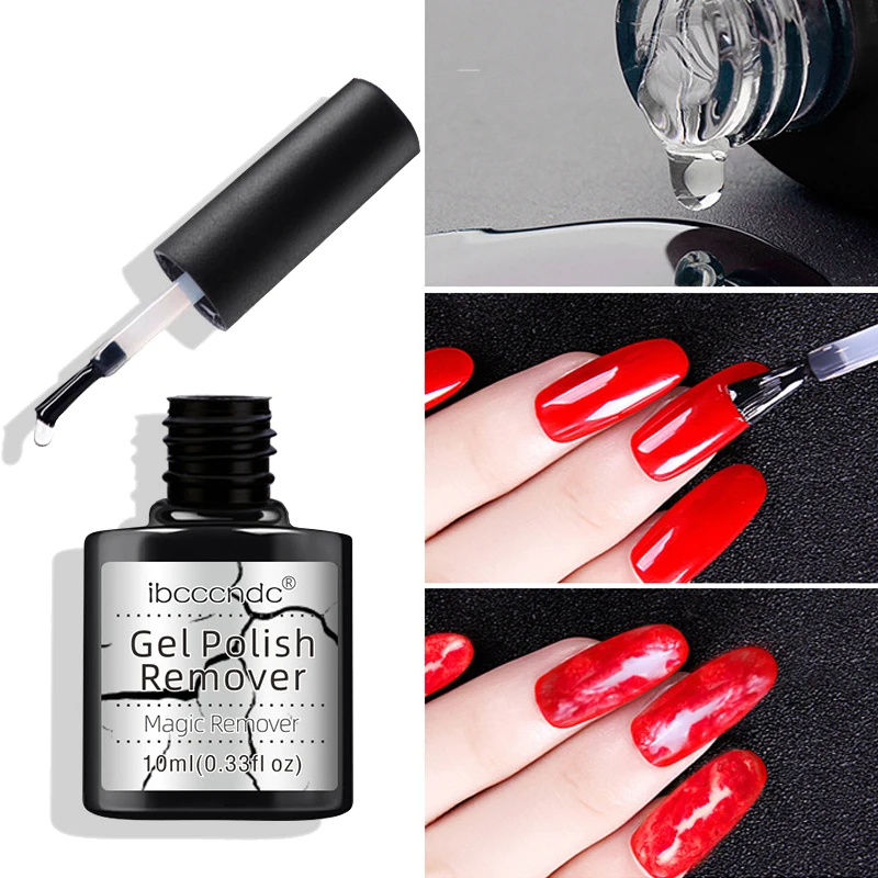 

10ml Nail Polish Remove Gel Soak off Burst Gel Remover Portable Nails Cleaner Easy to Use Nail Art Tool HIgh Quality