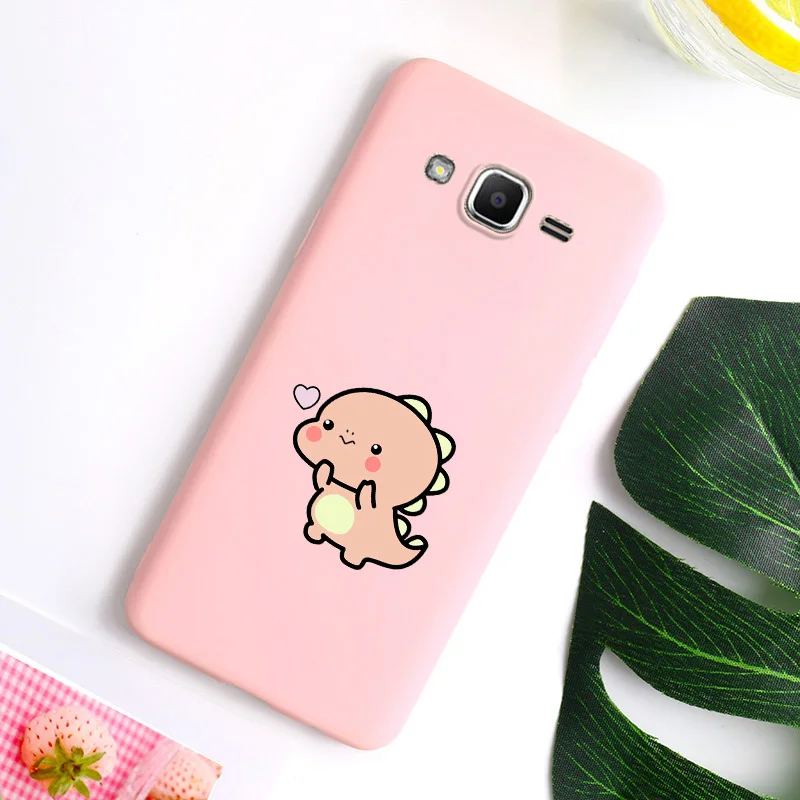 Конфеты чехол для samsung J7 Neo чехол J7 J2 Prime Pro J5 J3 J4 Core J8 J6 плюс S10 Lite S8 S9 плюс S7 с милым динозавром и крышка
