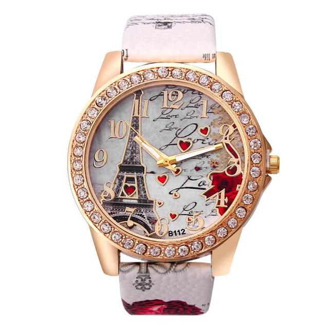 Pattern Watch Women 2021 Luxury Gold Watch Stainless Steel Rhinestone Women's Watches Ladies Watch Clock