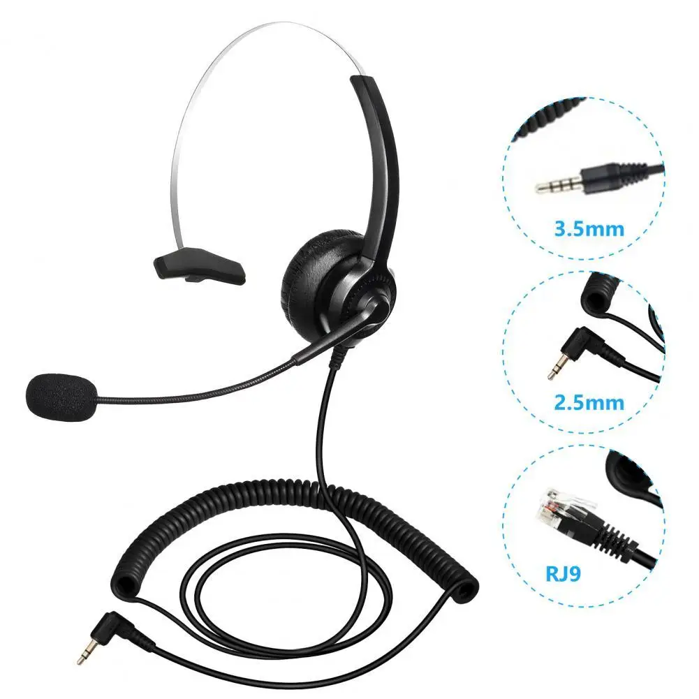 Excellent Telephone Headphone Clear Sound Effect Rotatable Telephone