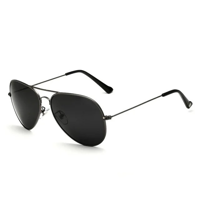 Бренд veithdia мужские винтажные Поляризованные солнцезащитные очки из сплава Классические солнцезащитные очки с покрытием линзы для вождения для мужчин 3026 - Цвет линз: gray gray