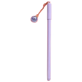 

32 Pcs/Lot Crystal Ball Pen Mini Pendant Black Color Pen Writing Cute Stationery Gift Office School Supplies