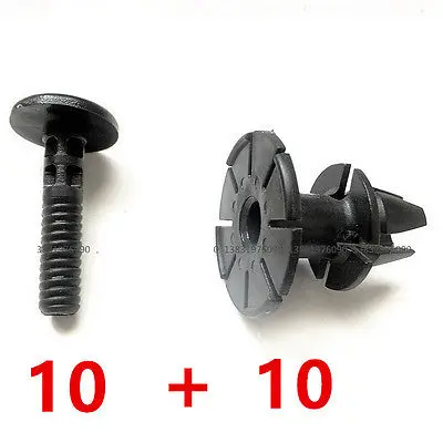 

10 комплектов для BMW 3 серии E90 E91 E92 E93 внешний боковой порог юбка контактные зажимы