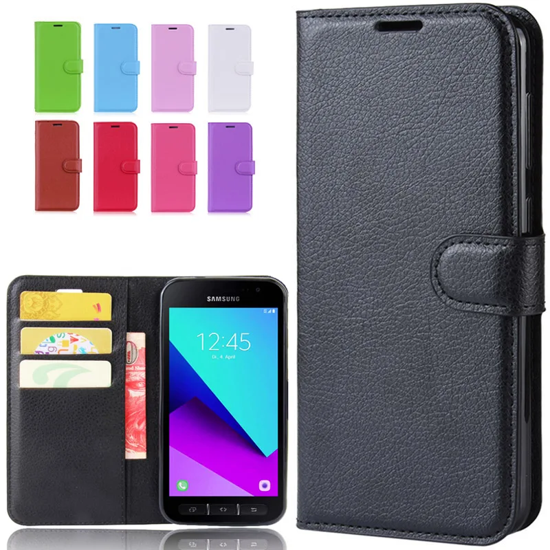 Чехол для Samsung Galaxy Xcover 4 кожаный чехол книжка с бумажником XCover G390F телефона