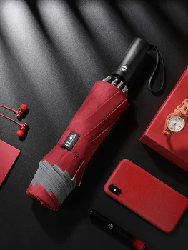 

Reverse Durable Automatic Umbrella Men Sunny Rainy Large Folding UV-Protection Umbrella Double People Windproof High Quality U5B