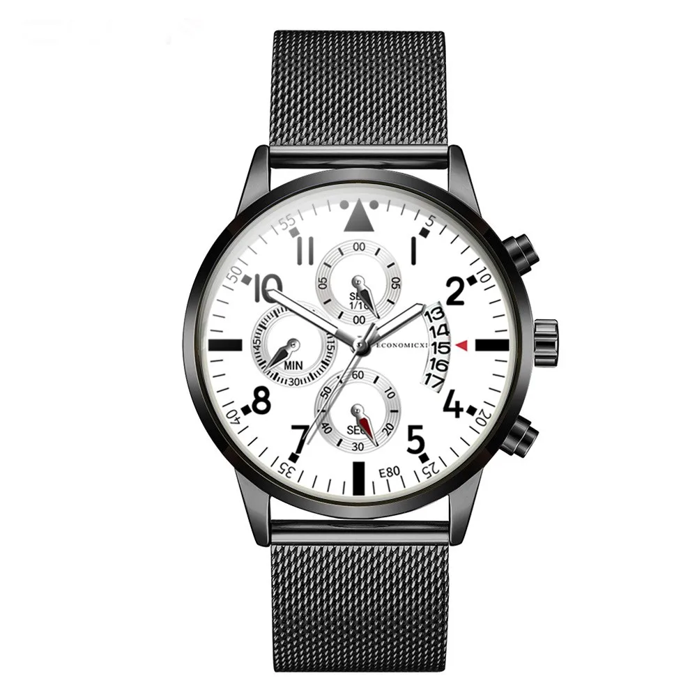 Relogio Masculino Топ бренд класса люкс с сеткой сталь Дата Мода Reloj Hombre часы мужские повседневные Erkek Kol Saati мужские часы