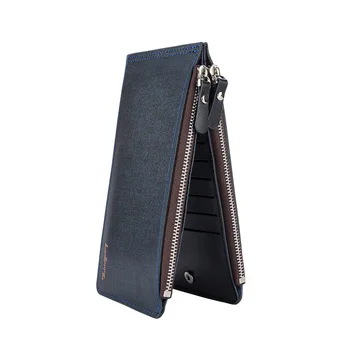 

Pu Leather Casual Man Wallet High Quality Man Wallet Multifunction Card Package Fale Purse Business Retro Fale Long Purse 2020