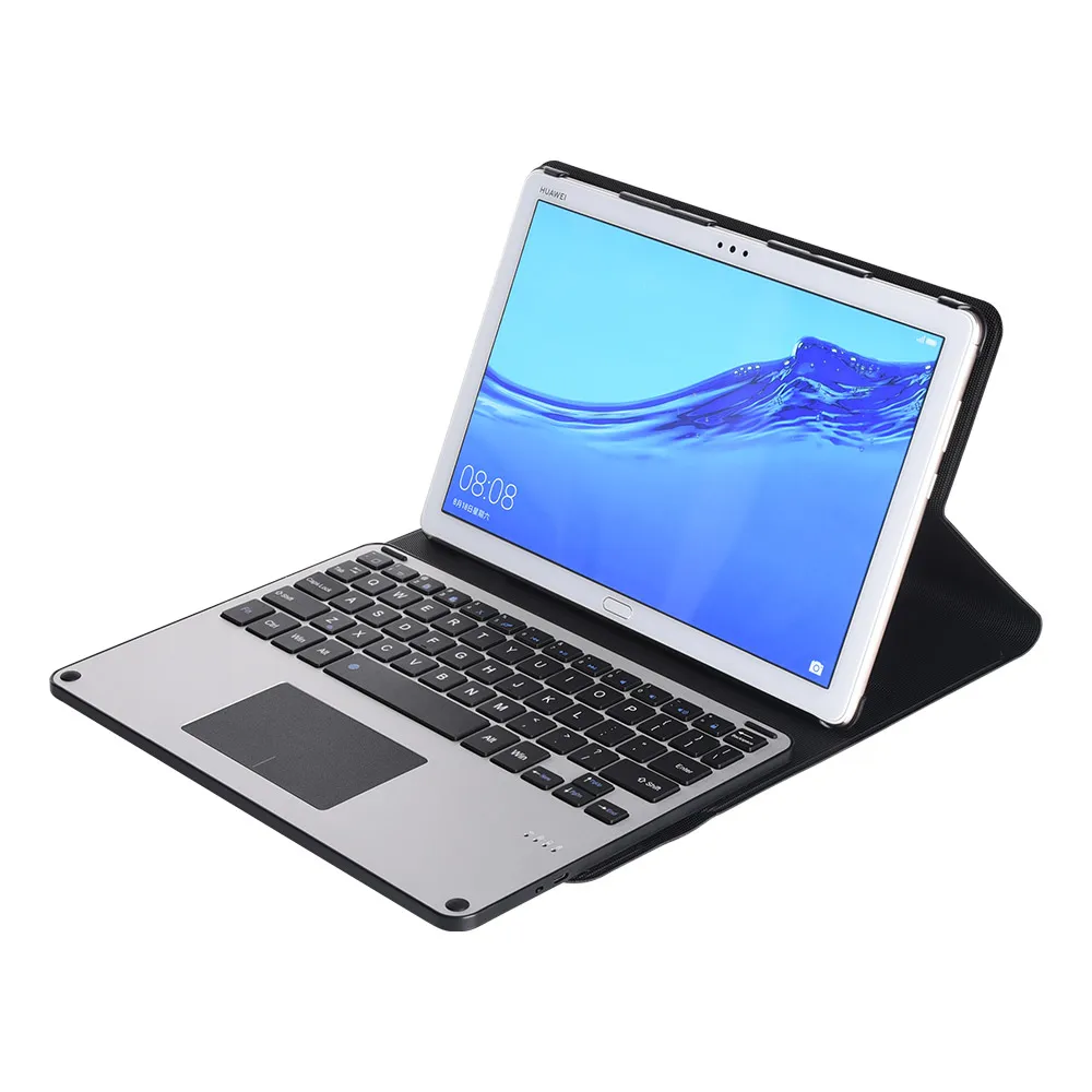 

For Huawei MatePad Pro 10.8 2019 Case with Keyboard Trackpad Aluminum Alloy Metal Panel Tablet Detachable Bluetooth USA Keyboard