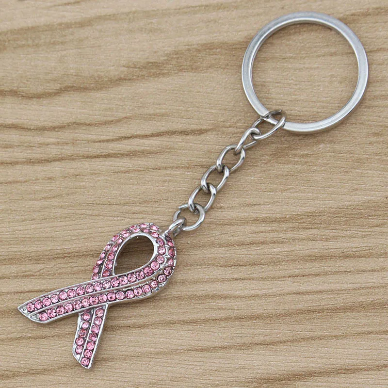 New Arrival Breast Cancer Awareness Jewelry Heart Love Pink Ribbon