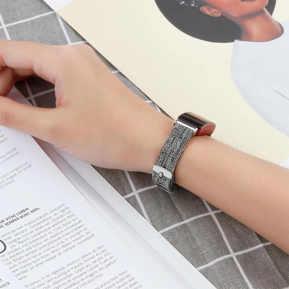Сменный Браслет для Fitbit Inspire HR фитнес-трекер классический мужской ремень с металлическим разъемом