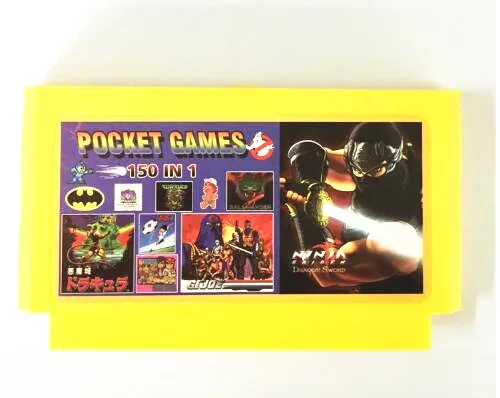Картридж игровой 8-битный 60pin 150 в 1 без повтора Rockman 2 3 4 5 6 | Электроника