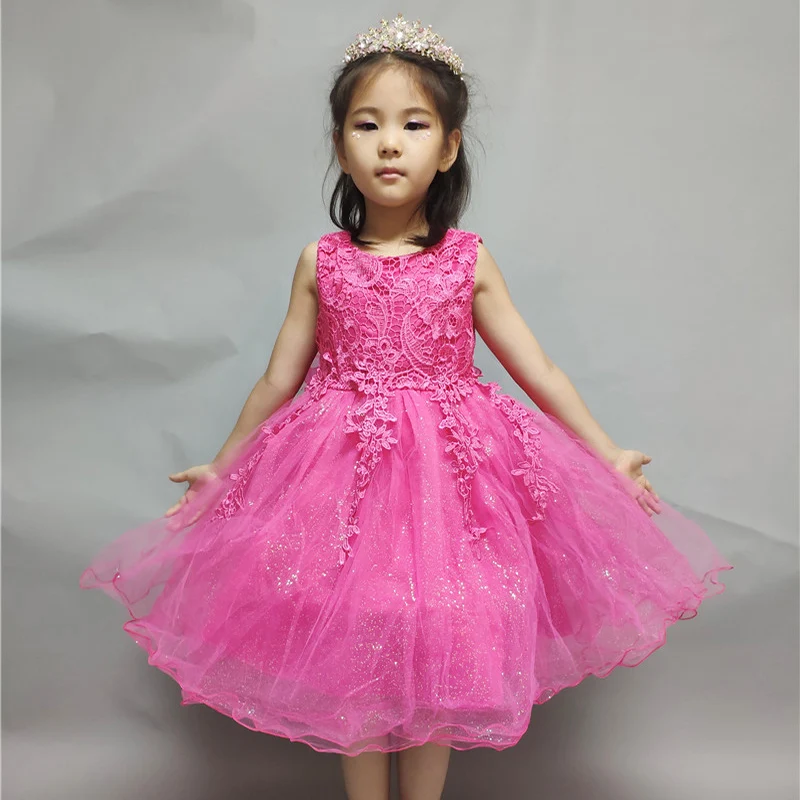Платье для маленьких девочек Детские вечерние платье для принцессы на день рождения Infantil Крестильная одежда для новорожденных Vestidos Sukienki Bautizo