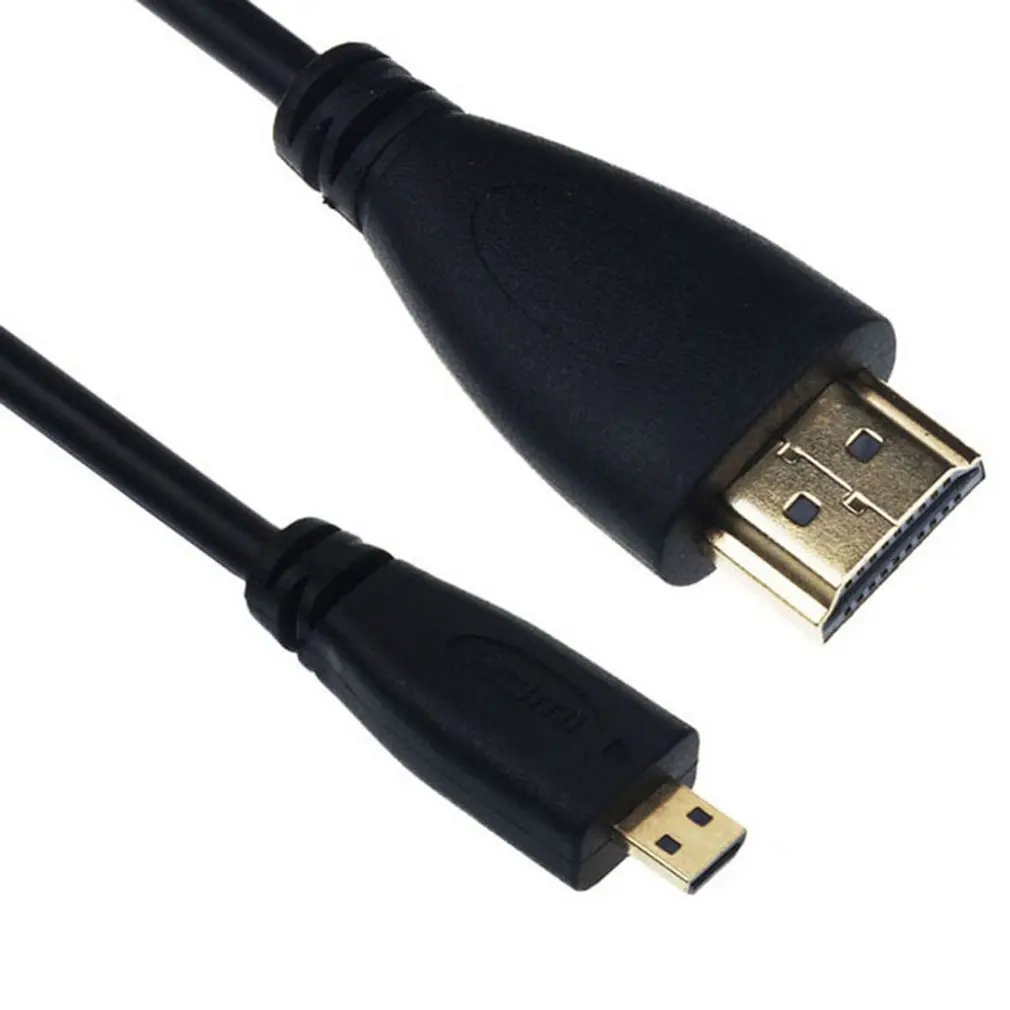 Изысканный дизайн прочный 0,5 м Микро-Тип Hdmi к Hdmi Мужской адаптер конвертер кабель для Droid Htc 4G K1F1