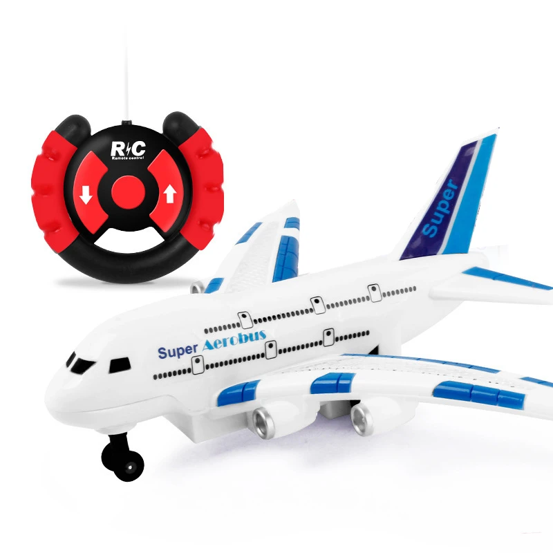 Avion Telecommande 2ch Pour Enfant Jouet Electrique Musique Ideal Comme Cadeau D Anniversaire Noel Aliexpress