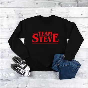 

Stranger Things Sweatshirt Demogorgon Team Steve Harrington Hoodies Women Men Autumn Winter Fleece Pullover Harajuku Hoodie