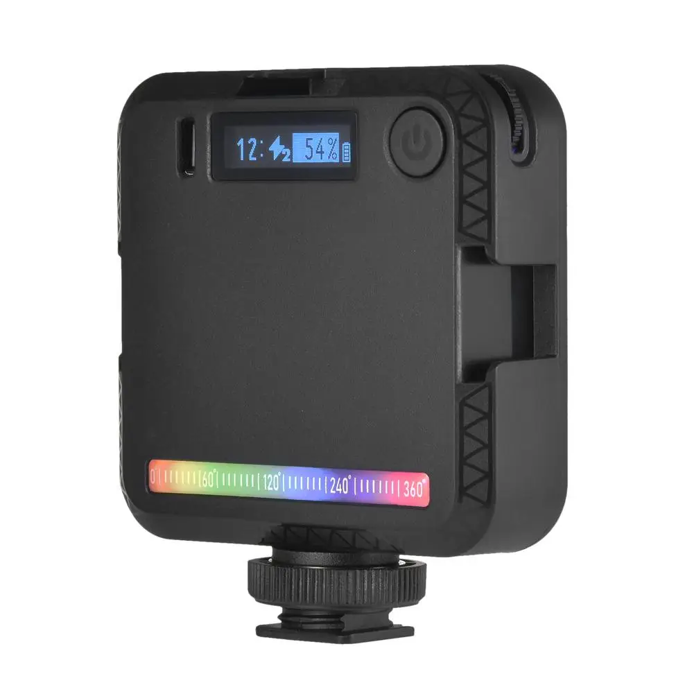 

RGB Video Fill Light Dimmable LED Camera Light Photography Lighting Tripod Makeup Photography RingLight Phone Stand Holder