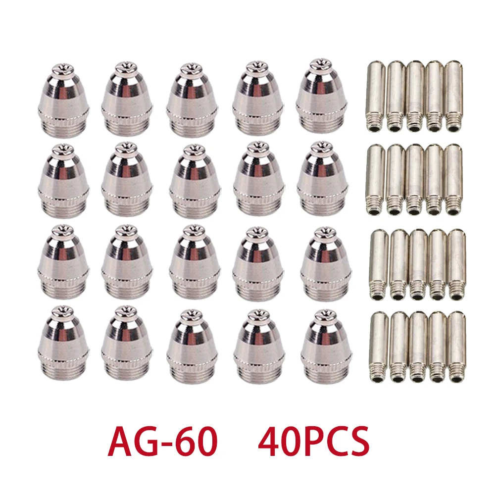 40 pcs Welding Accessories Plasma Cutting Machine Consumables Kit