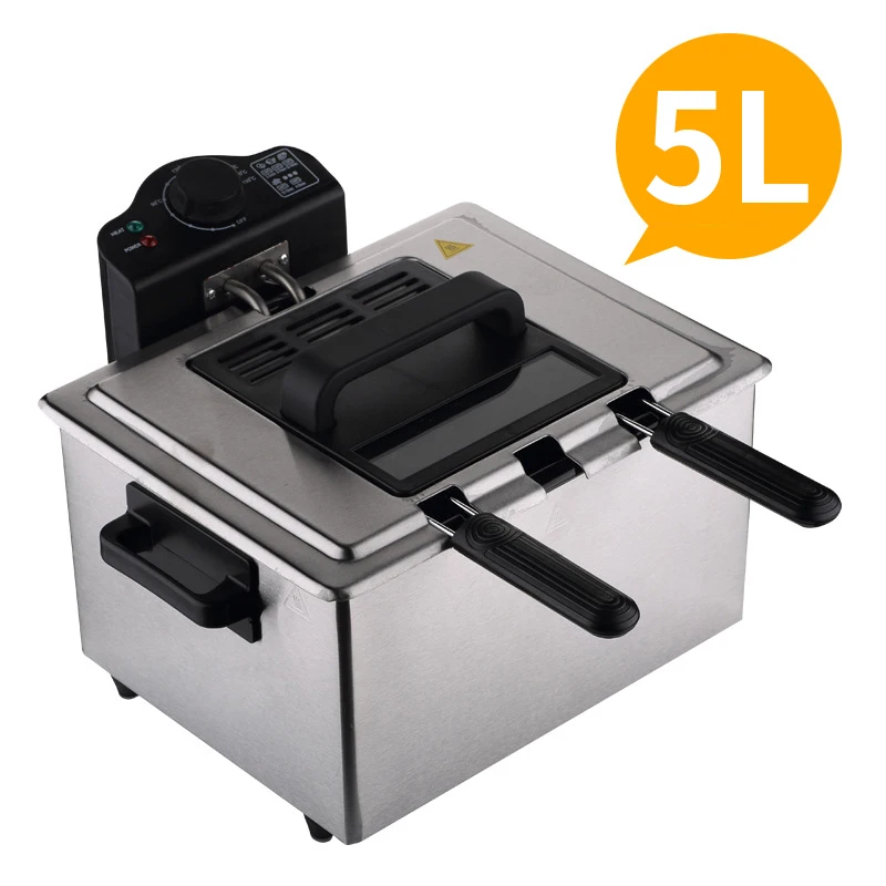 

5L High-Temperature Frying Pan Hot Frying Pan Small Frying Pan Frying Pan Heat Oiler Frying Pan Constant Temperature