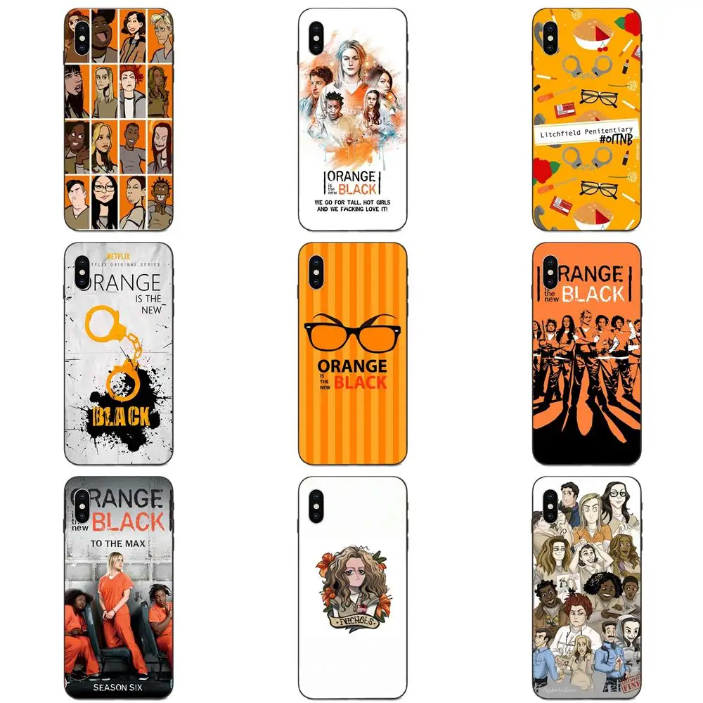 Мягкий оранжевый чехол из ТПУ для Galaxy A10S A20S A2 Core A30S A40S A50S A70S A90 M10 M30S M40 Note 10 Plus с