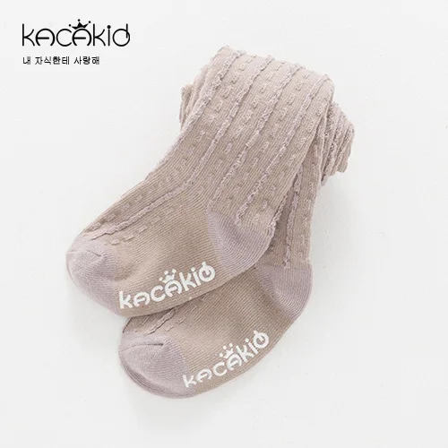 1169 BEIGE Kacakid/Новинка года; колготки из хлопка для детей 0-5 лет; сезон весна-осень; нескользящие колготки для малышей - Цвет: 1169 BEIGE