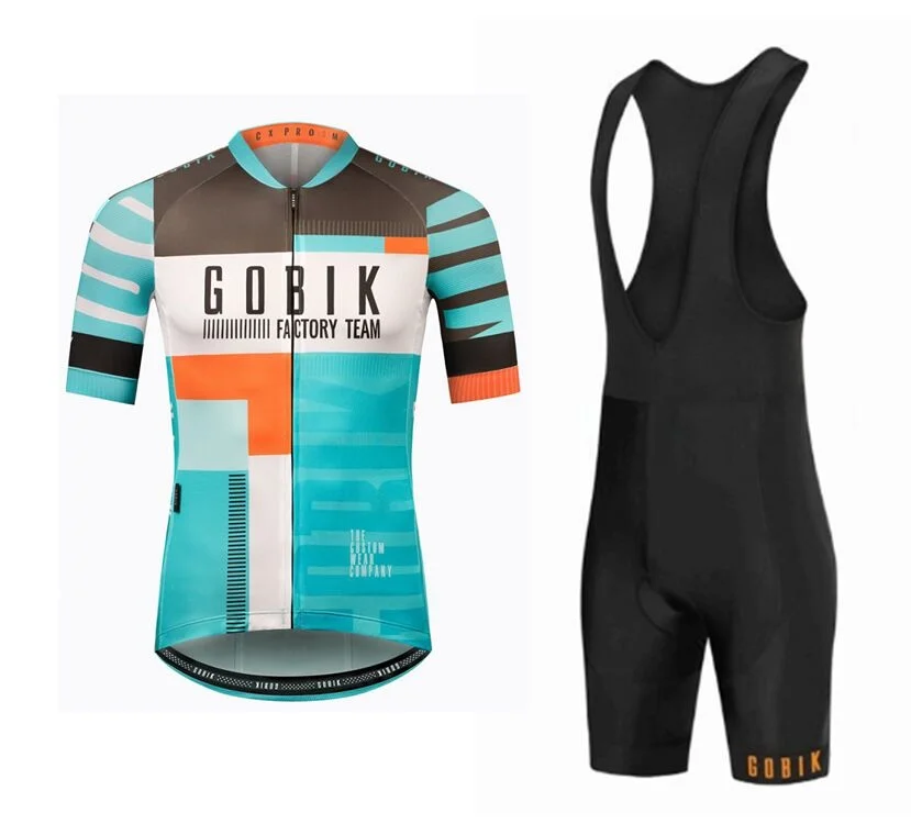 GOBK Лето Велоспорт Джерси наборы мужской костюм MTB шоссейные велосипеды велосипедная Одежда для горного спорта Pro кофта для велоспорта Ropa Ciclismo - Цвет: Cycling Sets