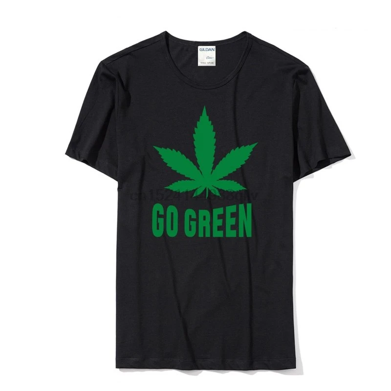 Go Green Weed полосатая футболка 2018 черная мужская с коротким рукавом армейская |