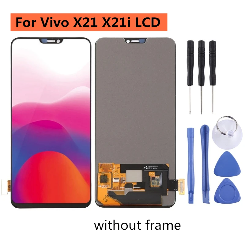 

X21 Display For Vivo X21 LCD Display Touch Screen Digitizer For Vivo X21 UD LCD X21A X21i X2 Screen Replacement 1725 1728 X21UD