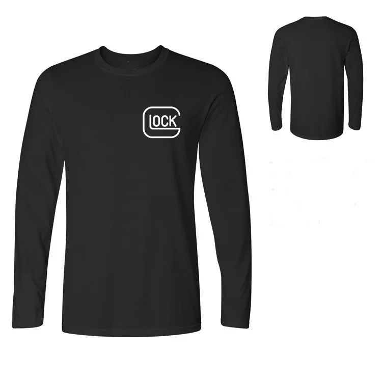 유니크 K2 남성 티셔츠, 글록 글자 프린트 티셔츠, 청소년 풀오버 티셔츠, 남아 긴 소매 티셔츠, 캐주얼 남성 상의 상의  Best5