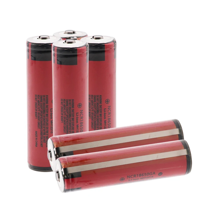 Original 18650 GA 3.7 v 3500mah 18650 Lithium Rechargeable Battery Welding with Protection(PCB) batteries for Panasonic