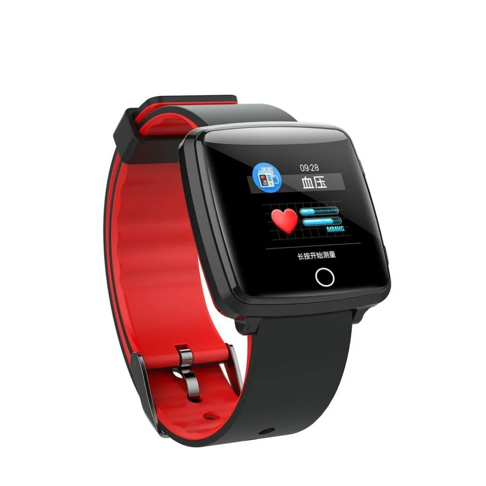 

Outdoor Color Screen Fashinable Metal Frame Intelligence Monitoring Movement Bracelet Sport Wristband Tracker WristwatchesNew