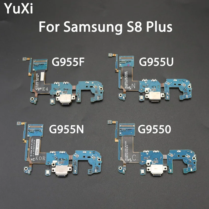

USB Charging Jack Flex Cable for Samsung Galaxy S8 plus G955F G955U G955N G9550 Port Microphone USB Socket Dock Connector