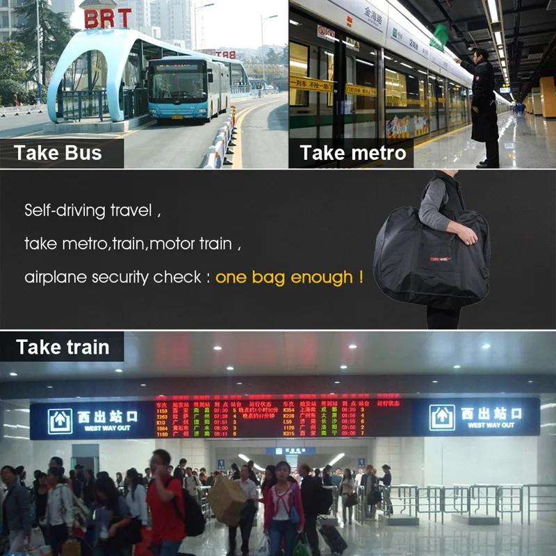 Top 14"16"20" Folding Bike Carrier Thick Bicycle Carry Packing Bag Foldable Bicycle Transport Bag Waterproof Loading Vehicle Pouch 7 Top 14"16"20" Folding Bike Carrier Thick Bicycle Carry Packing Bag Foldable Bicycle Transport Bag Waterproof Loading Vehicle Pouch 7