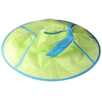 

Foldable Haircut Cape Salon Barber Apron Umbrella Cape Hair Coloring Cloak for Child